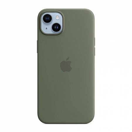 Apple iPhone 14 Plus Silicone Case with MagSafe - Olive
